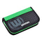 Urban Pro dart case in green, closed by Winmau